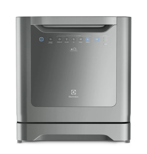 Lava-Louças Electrolux 8 Serviços Inox Compacta com Programa Eco (LE08S)